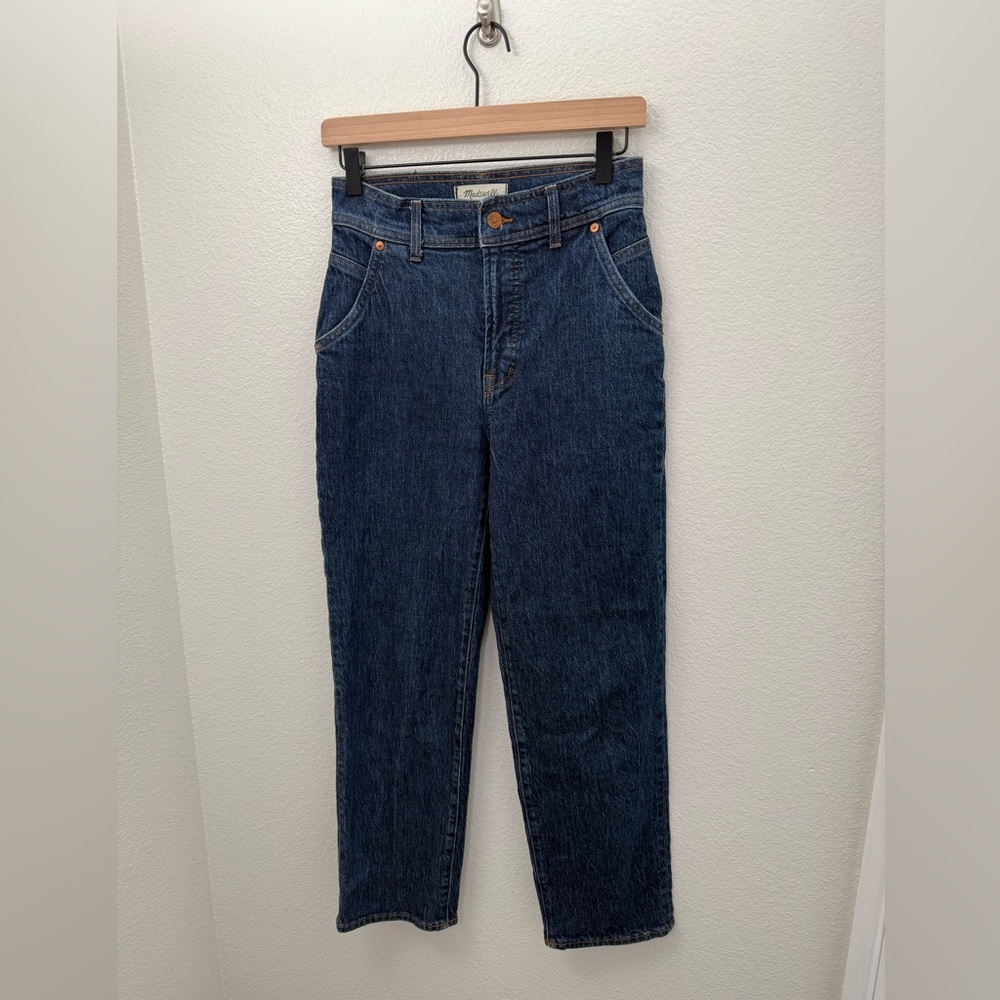 Madewell The Perfect Vintage Straight Blue Jean Dark Wash Women's 26